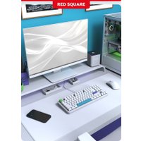 Клавиатура Red Square Alumix TKL Simple (белый, g3ms Amber)