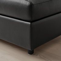 Угловой диван Ikea Vimle с козеткой/Grann/Bomstad черный s09306708