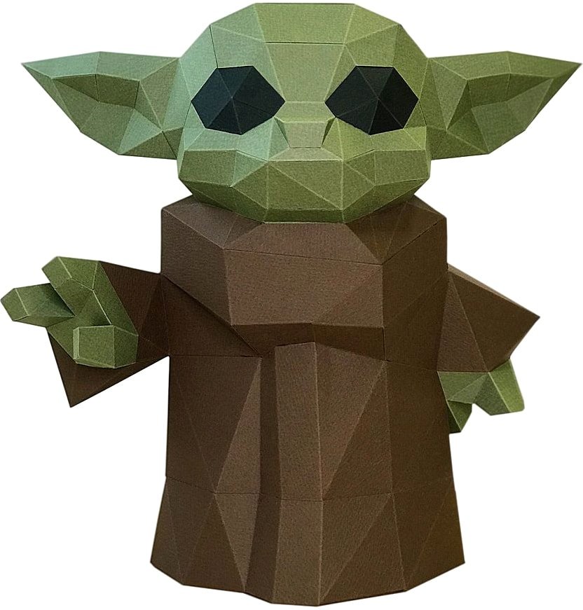 

PaperCraft PAPERRAZ Малыш Йода