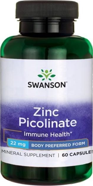 БАД Swanson Zinc Picolinate 22 мг (60 капсул)