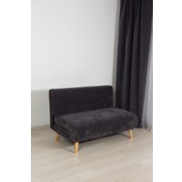 Диван DiArt Элли 1200 (велюр Sensey graphite/ножки светлые)