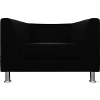 Интерьерное кресло Brioli Дедрик (экокожа, L22 черный)