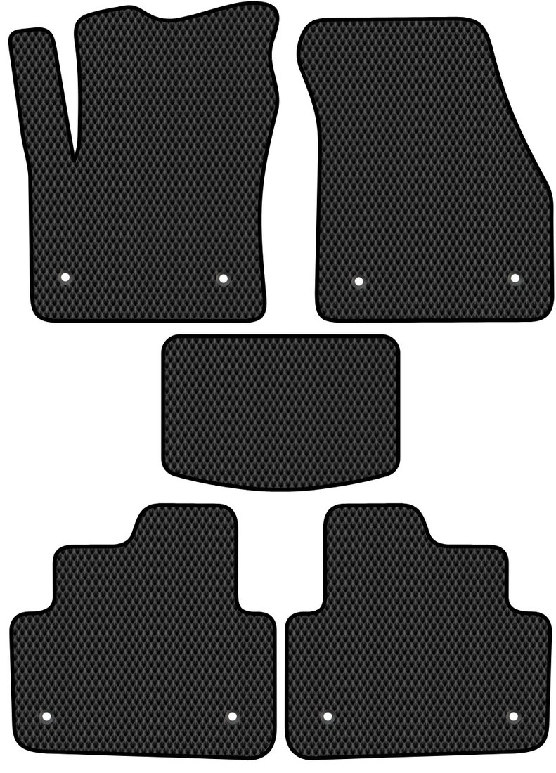 

Комплект ковриков для авто Alicosta Land Rover Range Rover Evoque II (suv / L551) 2018 - Н.В. (черный, ромб)