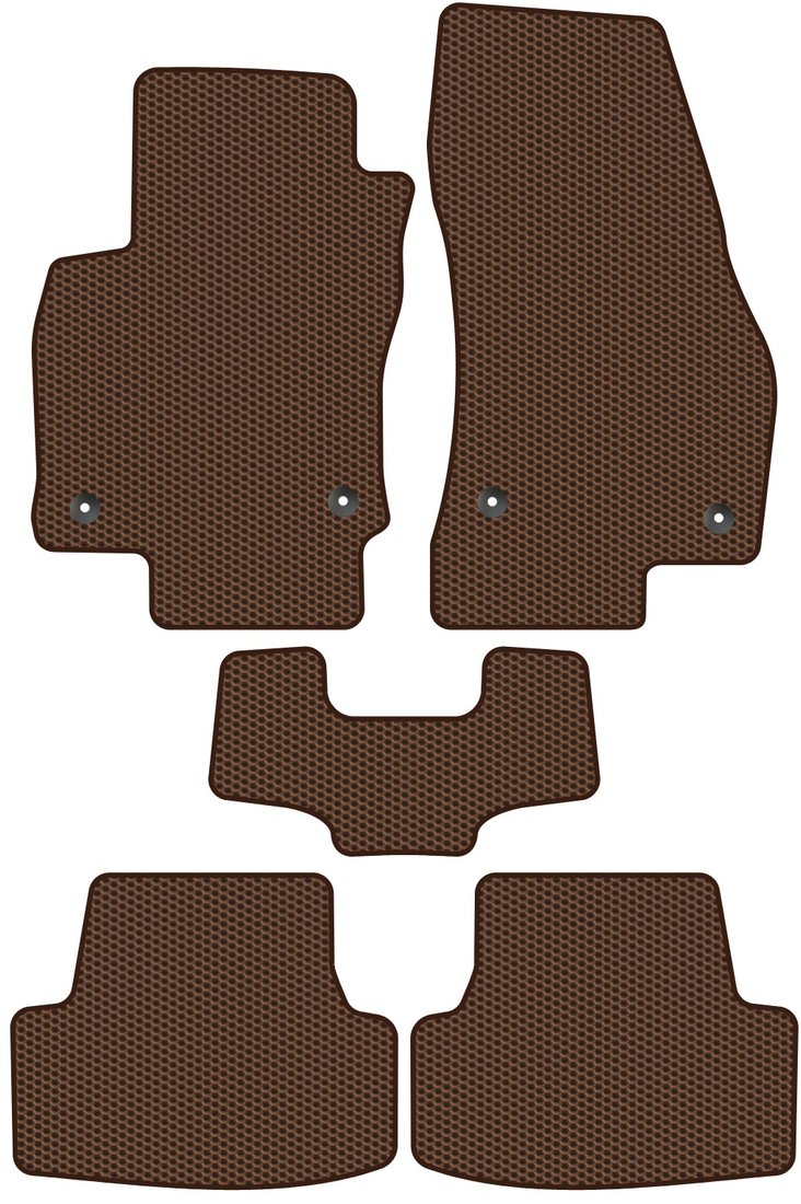

Комплект ковриков для авто Alicosta Volkswagen Taos I (suv) 2020 - Н.В. (коричневый, сота)