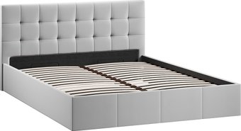 Трия Эмма с ПМ 160x200 (велюр Confetti Silver)