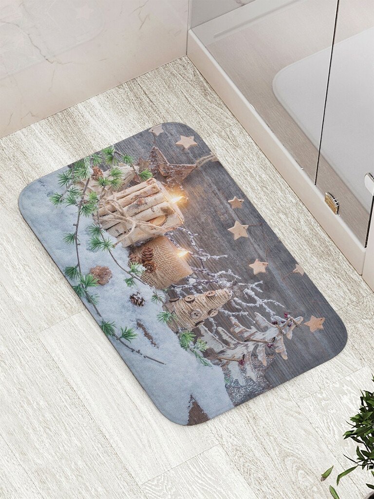 

Коврик для ванной JoyArty Зимние украшения bath_21446