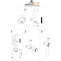 Гигиенический душ Ganzer GZ19157-G