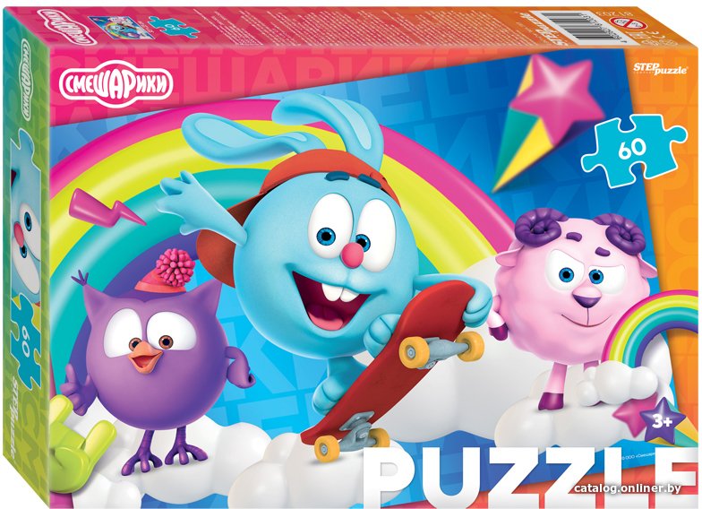 Пазл Step Puzzle Смешарики new 81203 (60 эл)