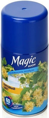

Сменный блок для освежителя воздуха Magic Boom Липовый цвет (250 мл)