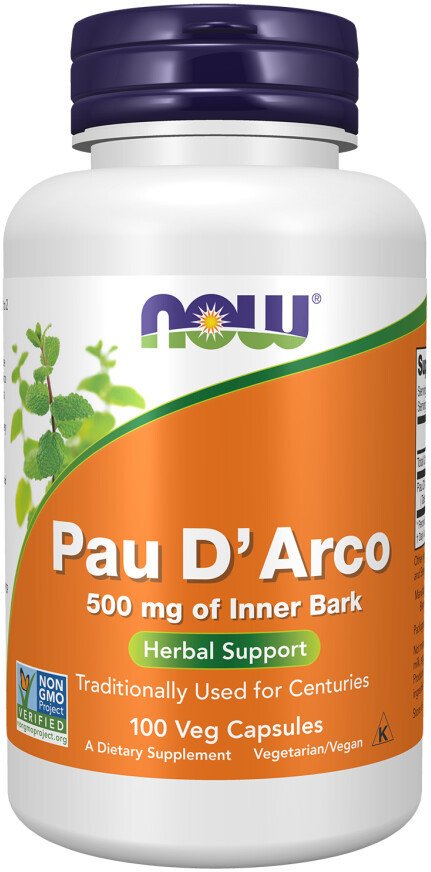 БАД Now Foods Pau D'Arco 500 мг (100 капсул)
