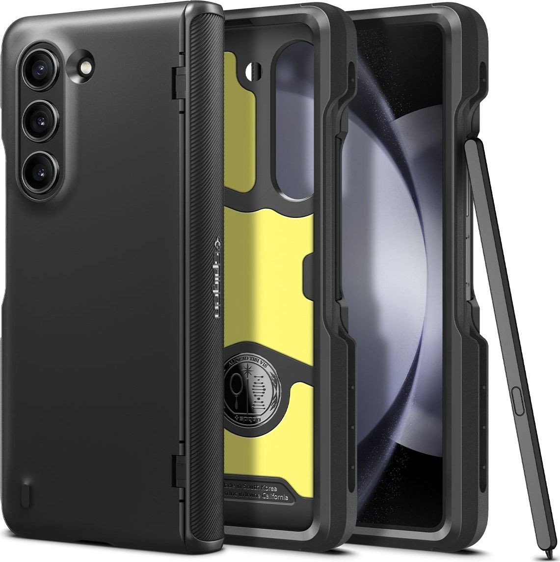 

Чехол для телефона Spigen Slim Armor Pro Pen Edition для Galaxy Z Fold 5 ACS06213 (черный)