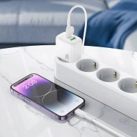 Сетевое зарядное Borofone BAS44A (белый)