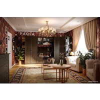 Стенка Глазов Paola комплект 3 гостиная (дуб апрель темный) в Мозыре
