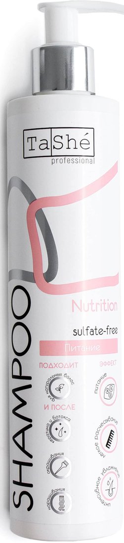 

Шампунь TaShe Professional Бессульфатный Nutrition 300 мл