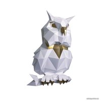 PaperCraft PAPERRAZ Сова Пухля (белый)