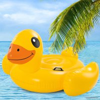 Надувной матрас Intex Yellow Duck Ride-On 57556