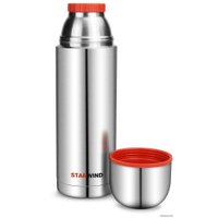 Термос StarWind 20-1000 1л (серебристый/красный)