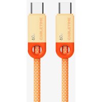Кабель Cabletime 60W USB Type-C - USB Type-C (2 м, оранжевый)