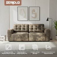 Диван Sempla Милан 1 (тиффани коричневый)