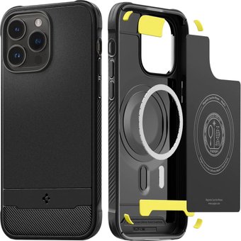 Spigen Rugged Armor MagFit iPhone 14 Pro Max ACS04812 (matte black)