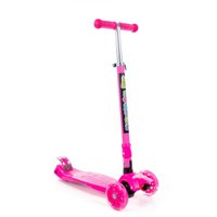 Двухколесный детский самокат Полесье Со складной ручкой 0072C-V1(М) (малиновый)