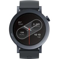 Умные часы CMF Watch Pro 2 (темно-серый, черный силиконовый ремешок)