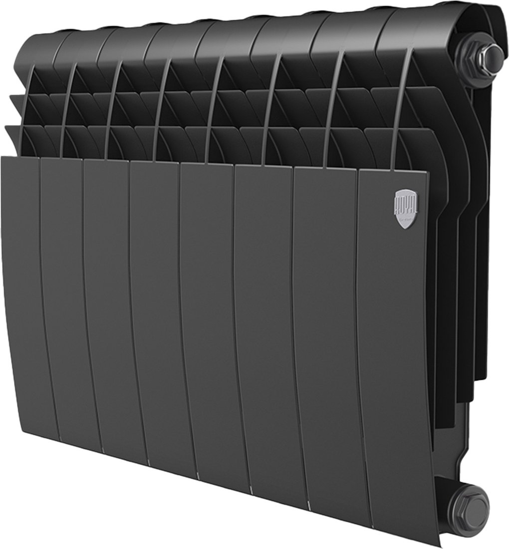 

Биметаллический радиатор Royal Thermo Biliner B 350 Черный - 10 секций