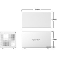 Бокс для накопителей 3.5" Orico WS400RU3-SV
