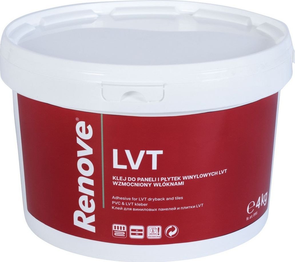 Клей для напольных покрытий Renove LVT-1К (4 кг)