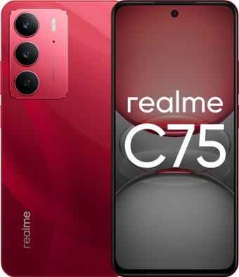 Realme C75 RMX3941 8GB/256GB (красный)