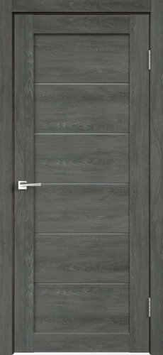 Межкомнатная дверь Velldoris Linea 1 80x200 (дуб шале графит, мателюкс)