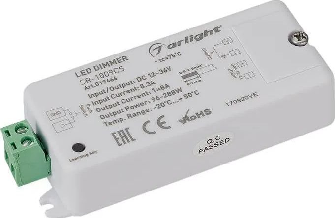 

Диммер для одноцветных лент (без RGB) Arlight SR-1009CS 019466