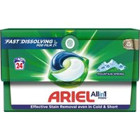 Капсулы для стирки Ariel Все в 1 Горный родник (24 шт)
