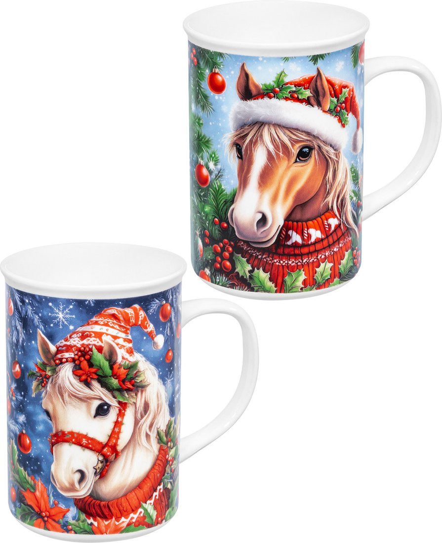 

Набор кружек Elan Gallery Новогодняя лошадь 880263