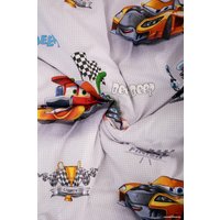 1.5-спальный комплект постельного белья Milanika Старт 1.5сп подростковый с наволочкой 70x70 (бязь)