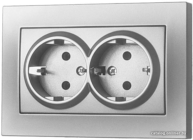 Розетка Elbi Vega 510-011030-907 (серебристый)