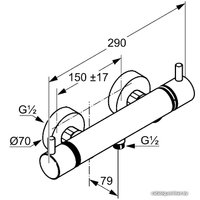 Смеситель Kludi Bozz 352033938