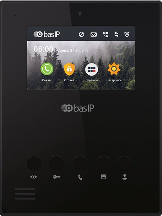 

Монитор BAS-IP AU-04LA (черный)