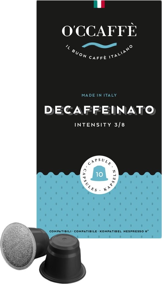 

Кофе в капсулах O'ccaffe Decaffeinato Nespresso 10 шт