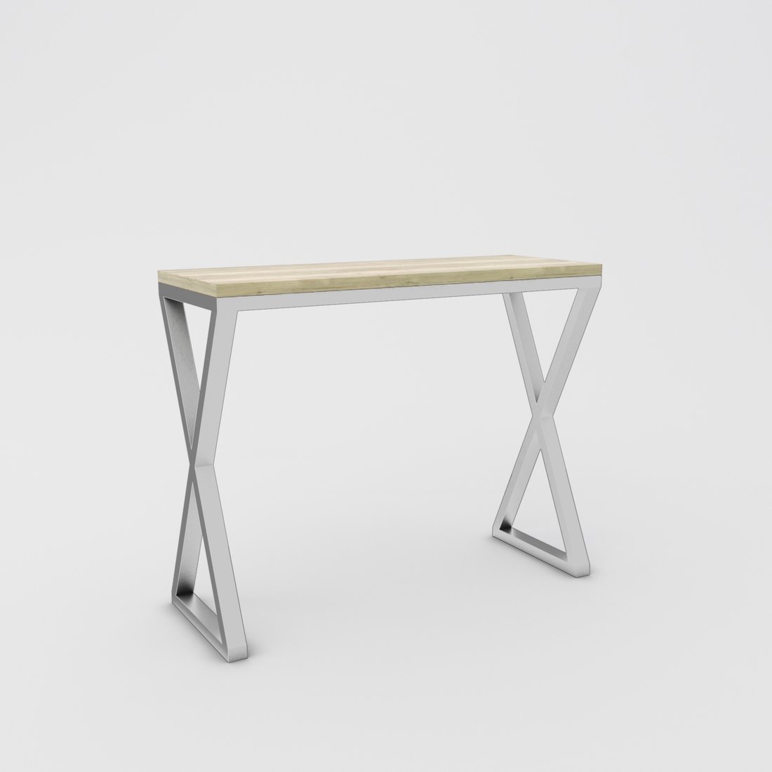 

Барный стол Hype Mebel Амарион 120x55 (белый/древесина белая)
