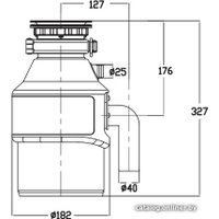 Измельчитель пищевых отходов Thor T 22