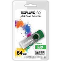 USB Flash Exployd 530 64GB (зеленый) [EX064GB530-G]