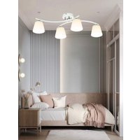 Люстра средней высоты Aitin Pro НПБ 02-4x60-101 N5951/4 (белый/хром)