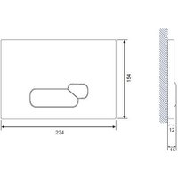 Унитаз подвесной Creavit Free FE322-11AM00E-0000 (KC0903.01.0400E + S-IN-MZ-VECTOR + P-BU-ACT/Blg/Gl)