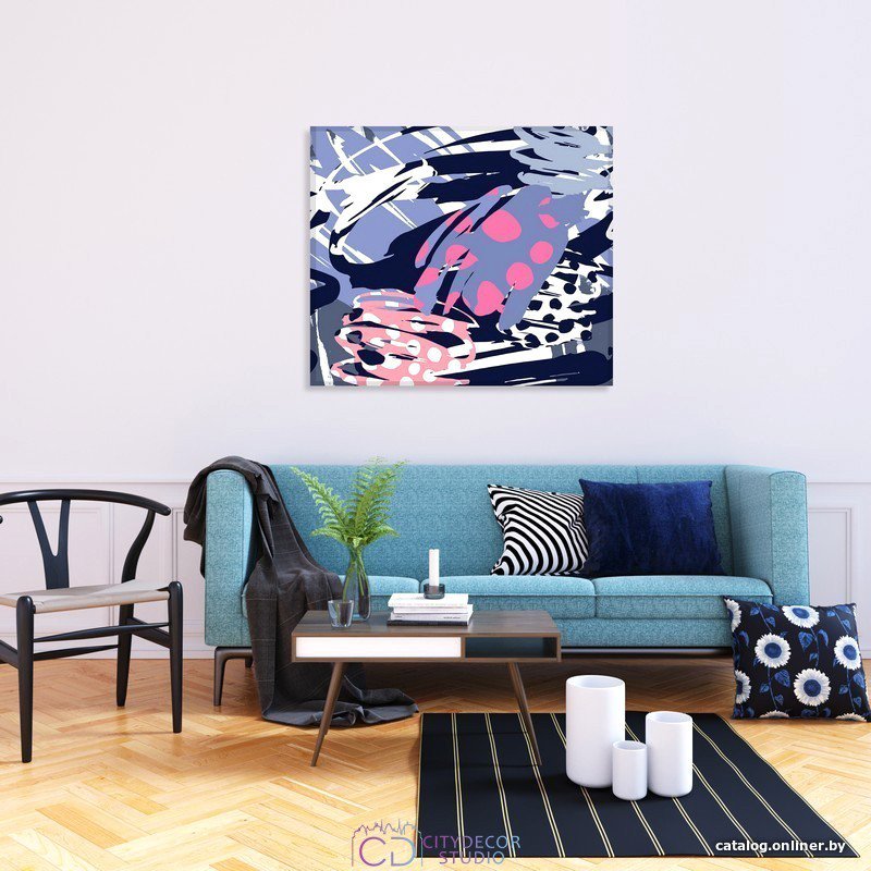 Модульная картина Citydecor Абстракция 2.5 60x70 см
