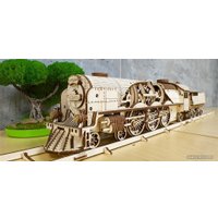 3Д-пазл Ugears Локомотив c тендером V-Экспресс