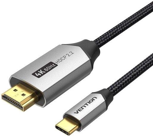 

Кабель Vention CRBBG HDMI - USB Type-C (1.5 м, черный)