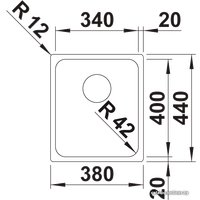 Кухонная мойка Blanco Solis 340-U 526115 (полированная)