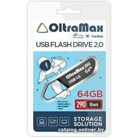 USB Flash OltraMax 290 64GB (черный)