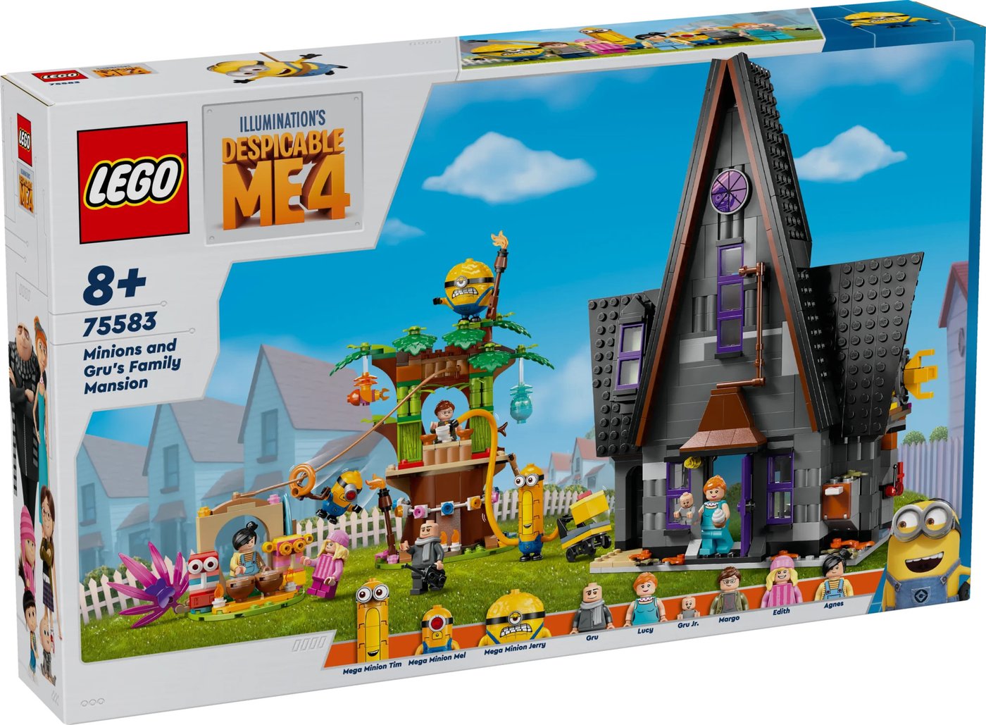 Конструктор LEGO Despicable Me 4 75583 Миньоны и семейный особняк Грю